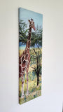 A giraffe (20x70cm)