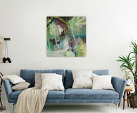 Behind fogged windows (60x60cm)