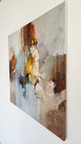 Unknown land (100x90cm) - Danish Gallery - Moderne, abstrakte malerier. Online galleri med original, unik kunst til din bolig. 