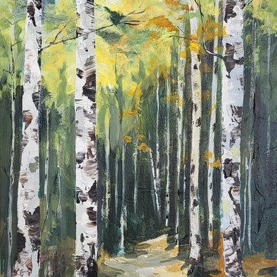A walk in the forest (30x60cm)