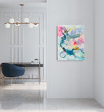 Early spring (70x90cm) - Danish Gallery - Moderne, abstrakte malerier. Online galleri med original, unik kunst til din bolig. 
