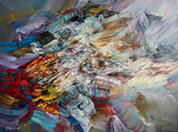 Where Tomorrow Begins (80x60cm) - Danish Gallery - Moderne, abstrakte malerier. Online galleri med original, unik kunst til din bolig. 