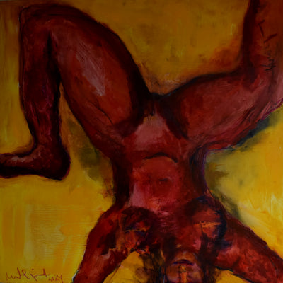 The body upside down (100x100cm)