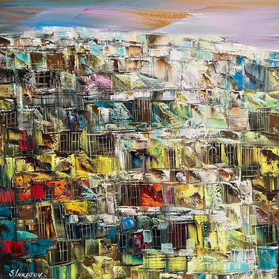 When the City Awakens I (50x50cm)