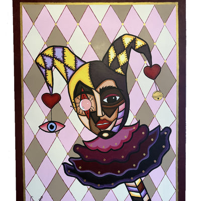 The Joyless Jesterin (70x90cm)