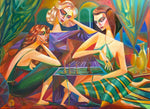 One passion for 3 (100x73cm)