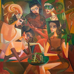 Incognito party (90x90cm)