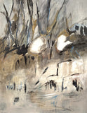 A quarry (70x90cm) - Danish Gallery - Moderne, abstrakte malerier. Online galleri med original, unik kunst til din bolig. 