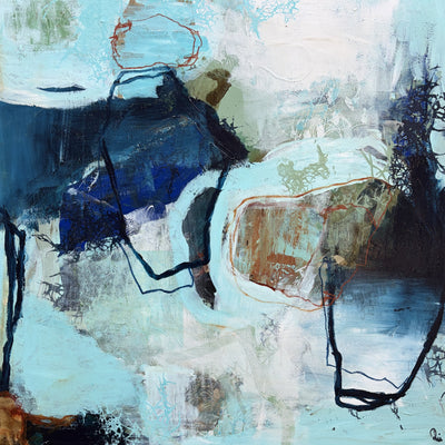 Blue time (80x80cm)