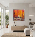 The path of happiness and love (80x80cm)