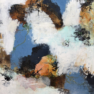 Blue elements I (80x80cm)