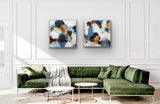 Blue elements I (80x80cm)