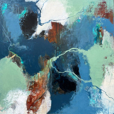 Blue Oceans (80x80cm)