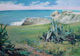 Breath of the Ocean. The Last Green Before the Ocean (70x50cm)