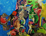 Chagall's unique world (100x80cm)