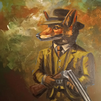 Der Zeuge (80x80cm)