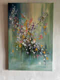 Dream Flower (40x60cm) - Danish Gallery - Moderne, abstrakte malerier. Online galleri med original, unik kunst til din bolig. 