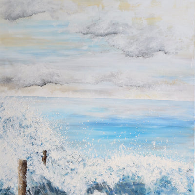 Sea foam (70x90cm)