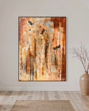 Untitled (105x140cm) - Danish Gallery - Moderne, abstrakte malerier. Online galleri med original, unik kunst til din bolig. 