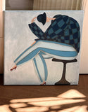 Bordeaux shoes (30x30cm)