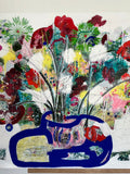Live Live Live (150x100cm) - Danish Gallery - Moderne, abstrakte malerier. Online galleri med original, unik kunst til din bolig. 