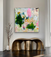 Shy heart (120x120cm)