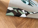 Birds on nature linen canvas (54x65cm)