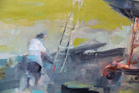 Day in the Dock (70x40cm)
