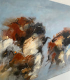 Where silence settles (80x80cm)