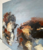 Where silence settles (80x80cm)