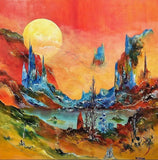Longing and dreams (90x90cm)
