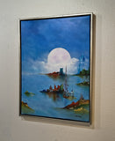 The light of life (60x80cm) - Danish Gallery - Moderne, abstrakte malerier. Online galleri med original, unik kunst til din bolig. 