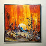 The path of happiness and love (80x80cm)