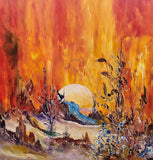 The path of happiness and love (80x80cm)
