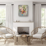 Midsummer Enchantment (60x70cm) - Danish Gallery - Moderne, abstrakte malerier. Online galleri med original, unik kunst til din bolig. 