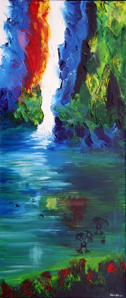 Around the falls (60x140cm)