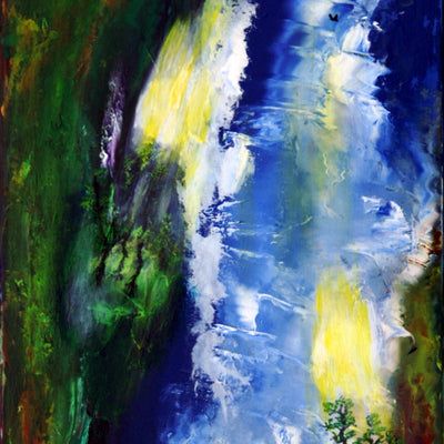 Around the falls (50x80cm)