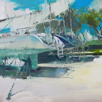 Rest or boredom? (70x40cm)