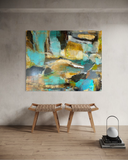 Time likes to slip away (150x120cm)