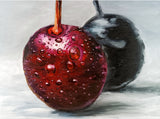 Two cherries (80x60cm)