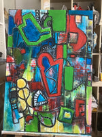 When the city tells nr. 17 (50x70cm)