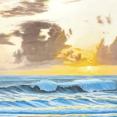 Between heaven and the waves (120x80cm)
