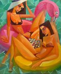 Flamingo game (60x73cm)