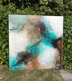 Petrols (80x80cm)
