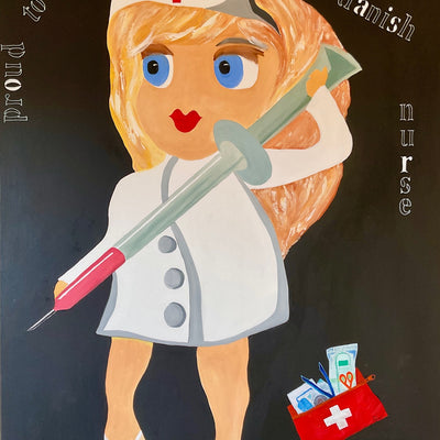 My Danish nurse (80x100cm)