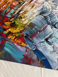 Where Tomorrow Begins (80x60cm) - Danish Gallery - Moderne, abstrakte malerier. Online galleri med original, unik kunst til din bolig. 