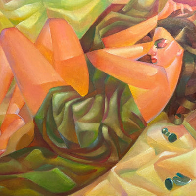 Knighty night endgames (80x60cm)