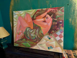 Knighty night endgames (80x60cm)
