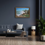 Breath of the Ocean. The Sound Beyond the Cliffs (100x70cm)