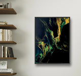 Golden waterfall  (30x40cm)
